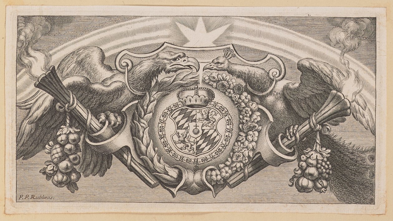 Balthasar Cordier, Catena Patrum Graecorum in Sanctum Ioannem的扉页插图 作者 彼得·保罗·鲁本斯爵士之后的科内利斯·加勒一世