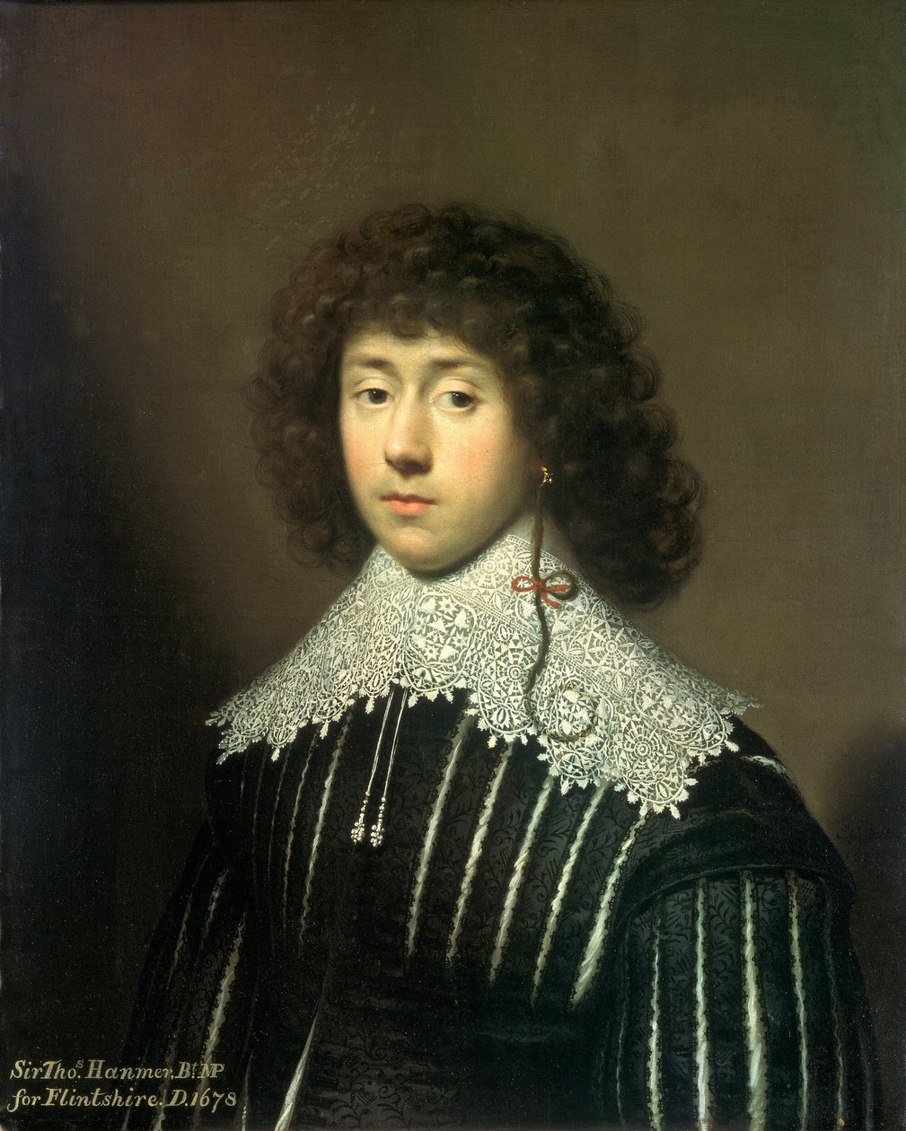 托马斯-汉默爵士"，1612-1678年，1631年 作者 科尼利斯·扬森斯·范·科伦