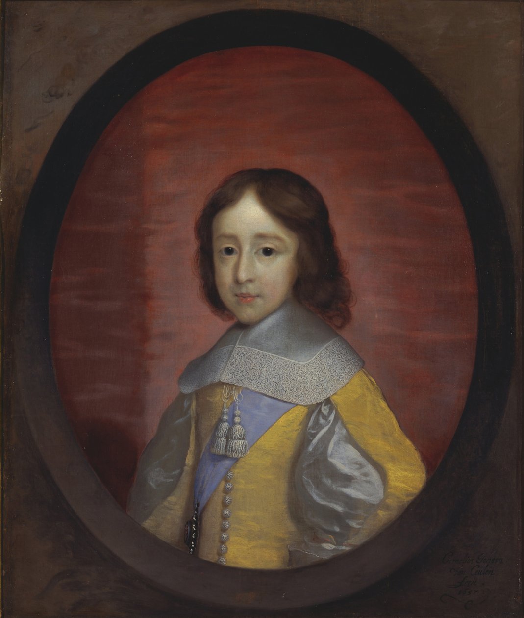 威廉三世（William III），奥兰治亲王（1650-1702），小时候，1657年 作者 科尼利斯·扬森斯·范·科伦