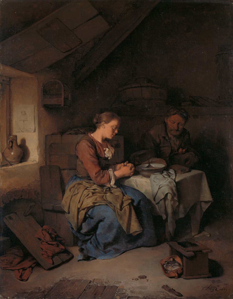 说恩典 作者 Cornelis Pietersz。贝加