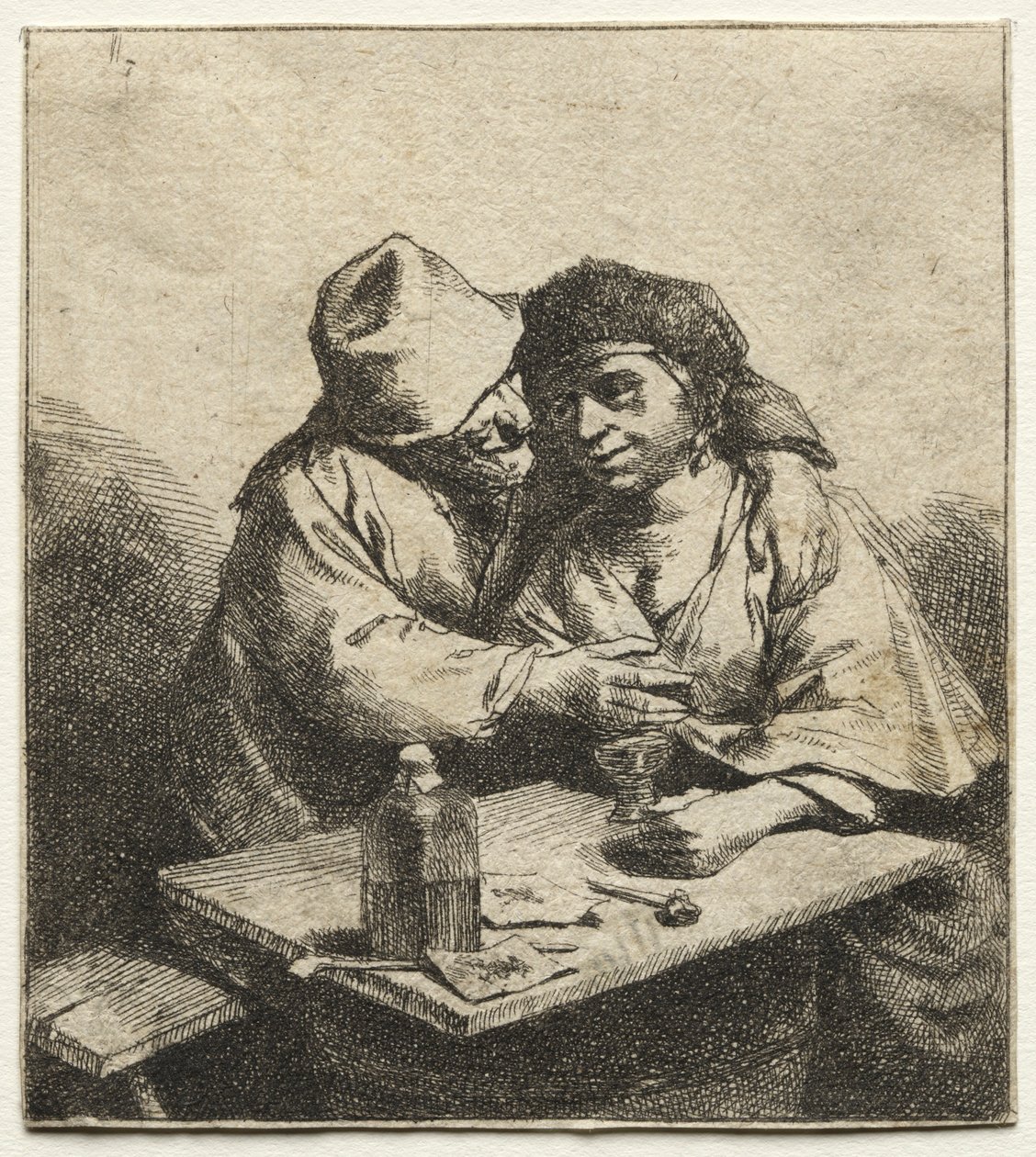 情趣夫妻，1600年代中期。 作者 Cornelis Pietersz Bega