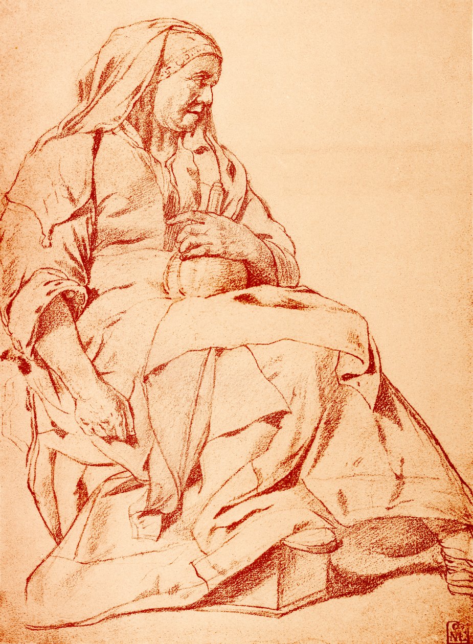 带着尿瓶的生病的女人 作者 Cornelis Pietersz Bega