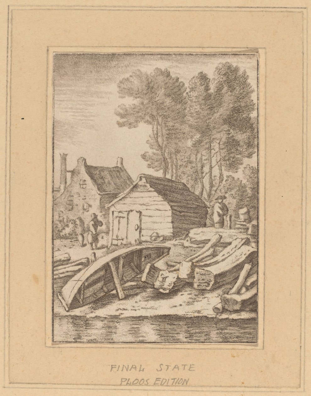 船厂，1761年，1765年出版。 作者 科内利斯·普洛斯·范·阿姆斯特尔