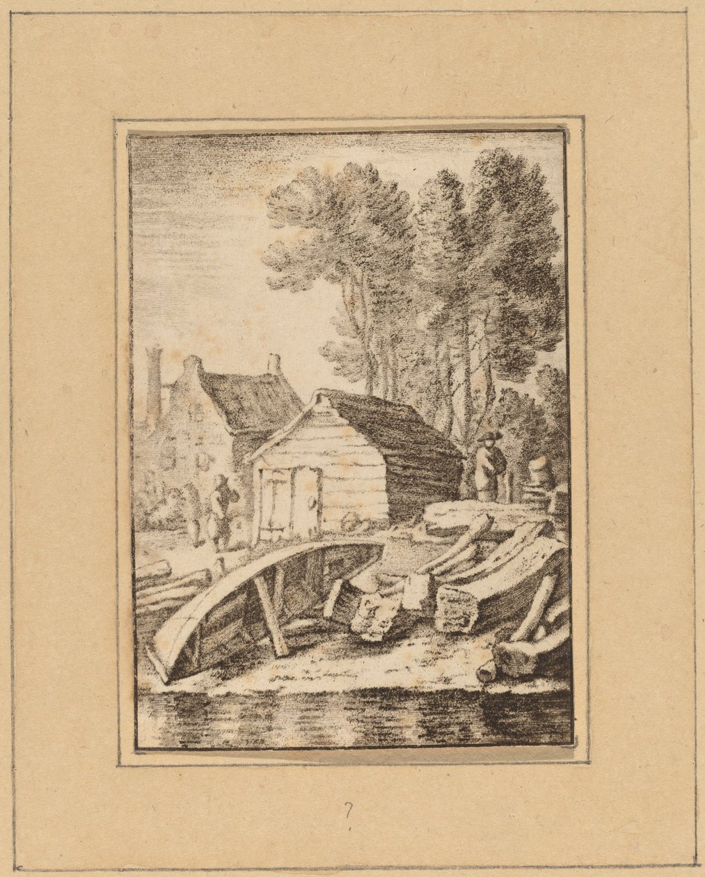 船厂 作者 在 Herman Saftleven 之后的 Cornelis Ploos van Amstel