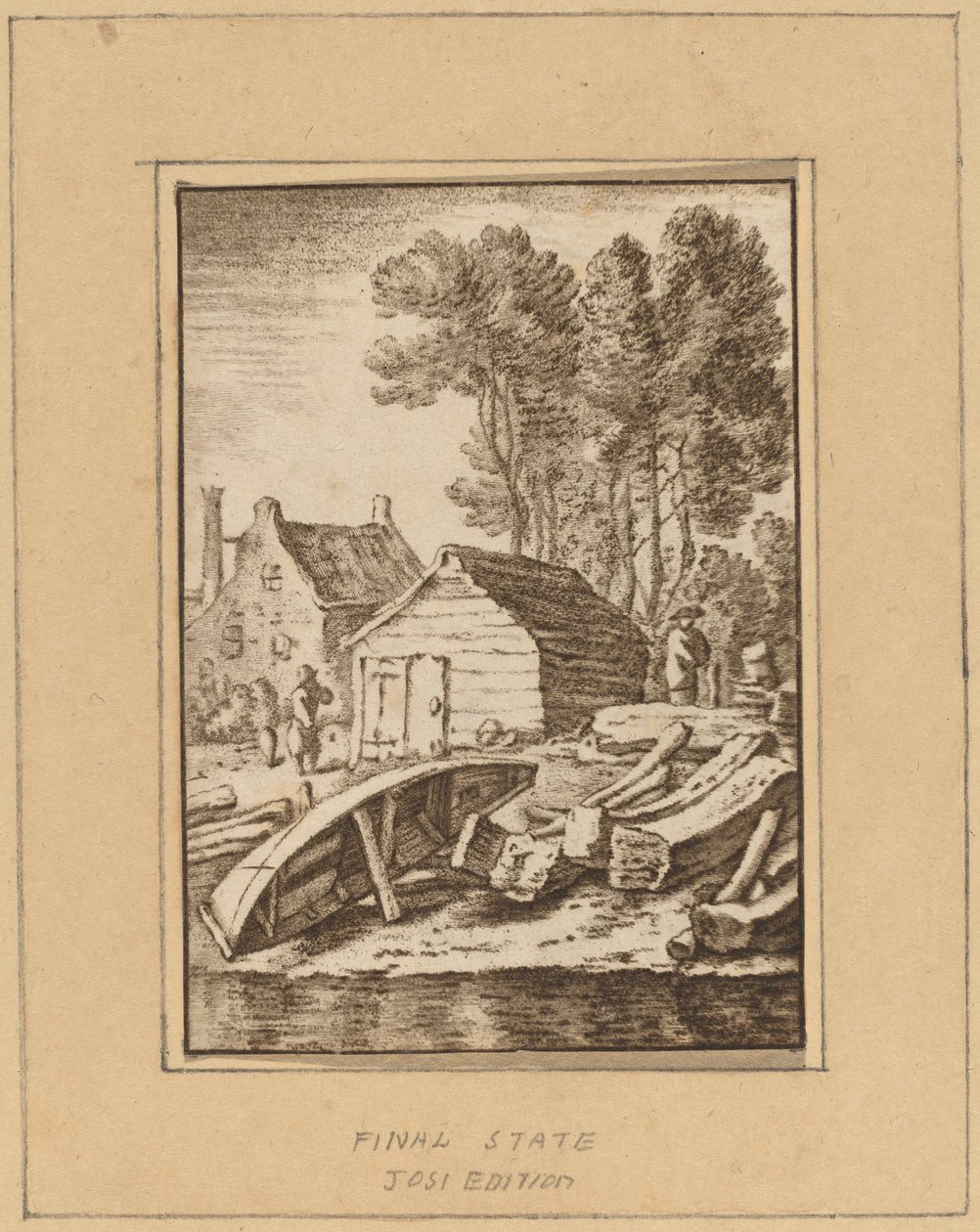 船厂 作者 在 Herman Saftleven 之后的 Cornelis Ploos van Amstel