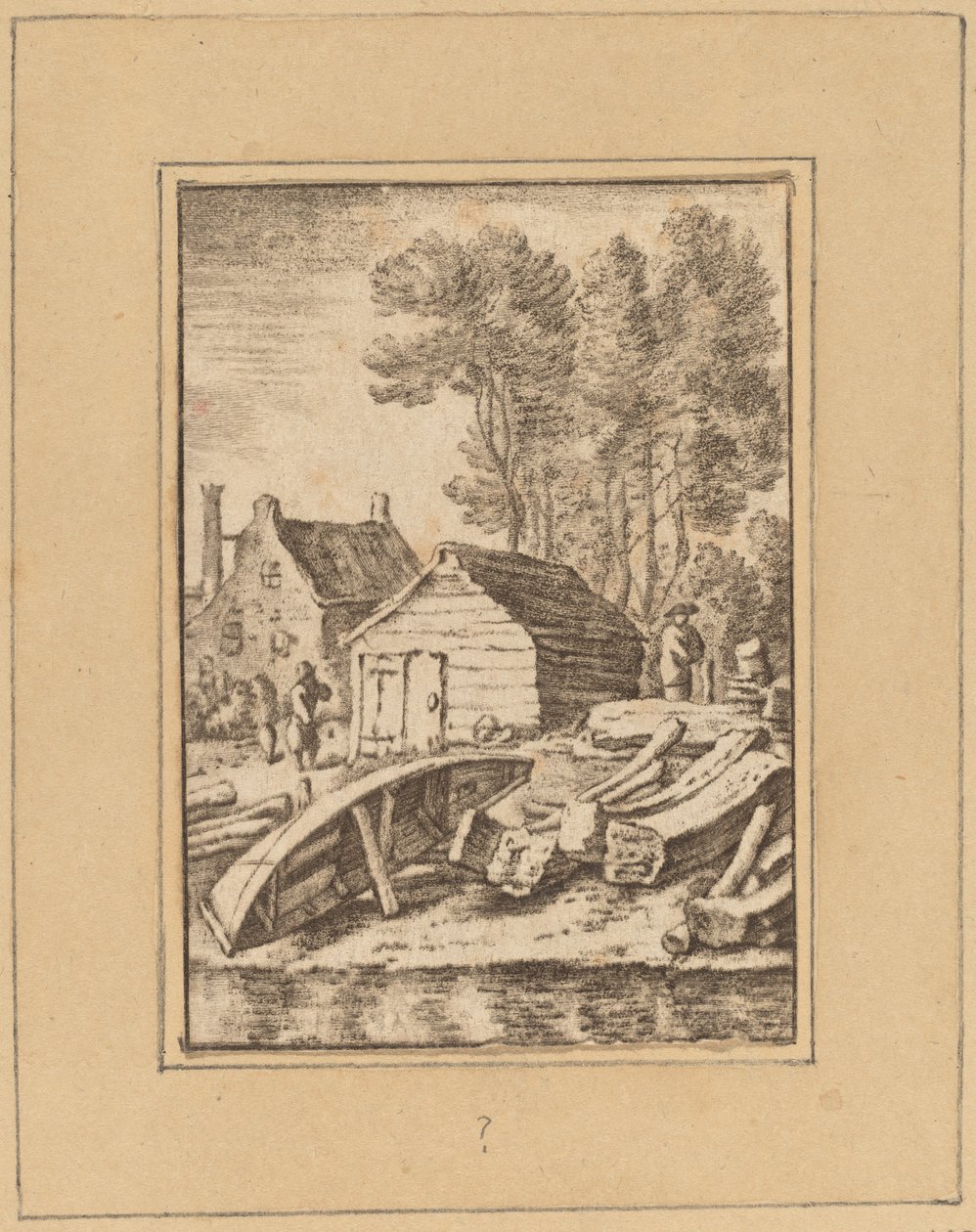 船厂 作者 在 Herman Saftleven 之后的 Cornelis Ploos van Amstel