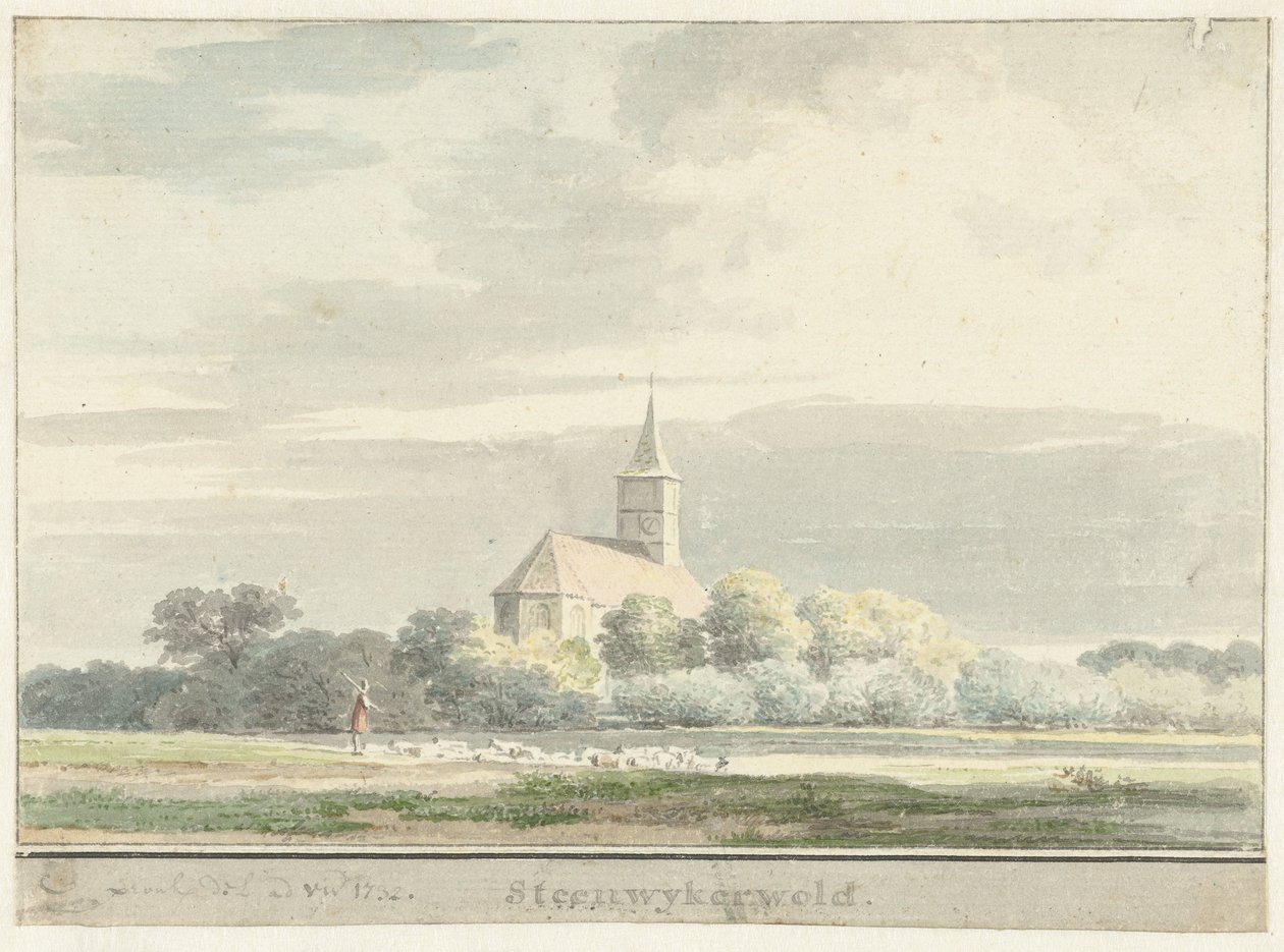 Steenwijkerwold 景观 作者 科内利斯·普龙克