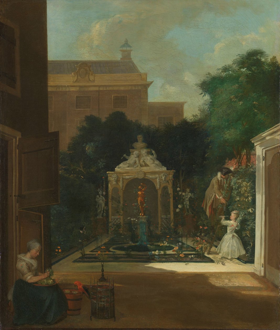 阿姆斯特丹运河住宅花园
阿姆斯特丹城市花园 作者 Cornelis Troost