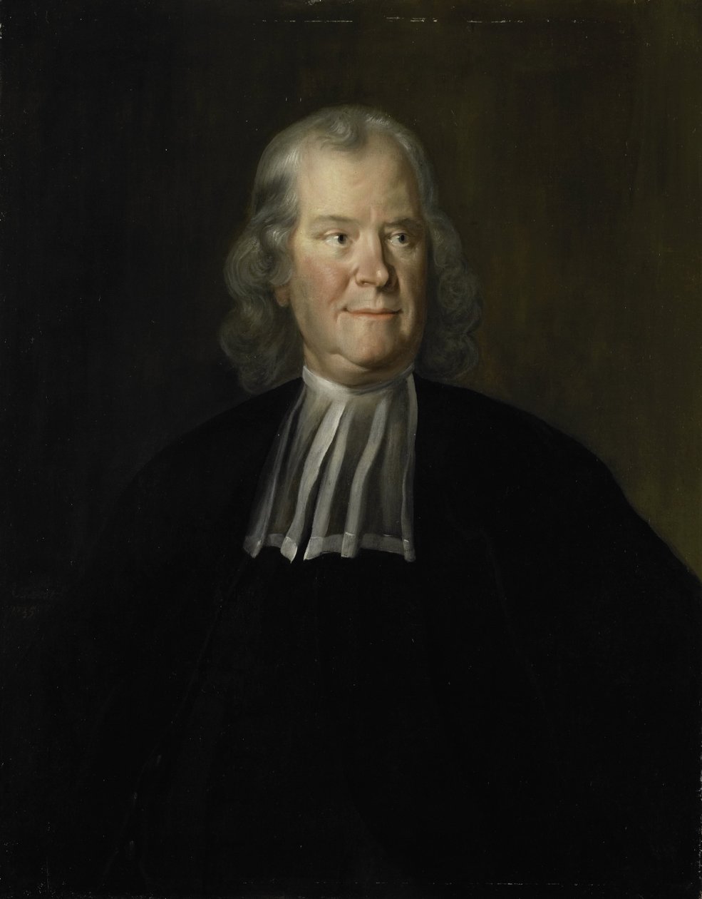 莱顿大学教授、医生赫尔曼·布尔哈夫 (Herman Boerhaave) 的肖像 作者 Cornelis Troost
