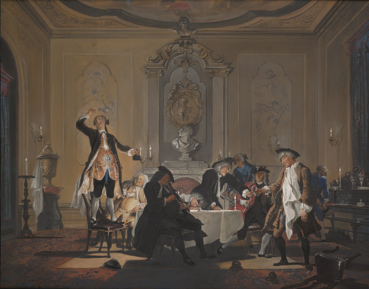 “有在小屋里谣言” 作者 Cornelis Troost