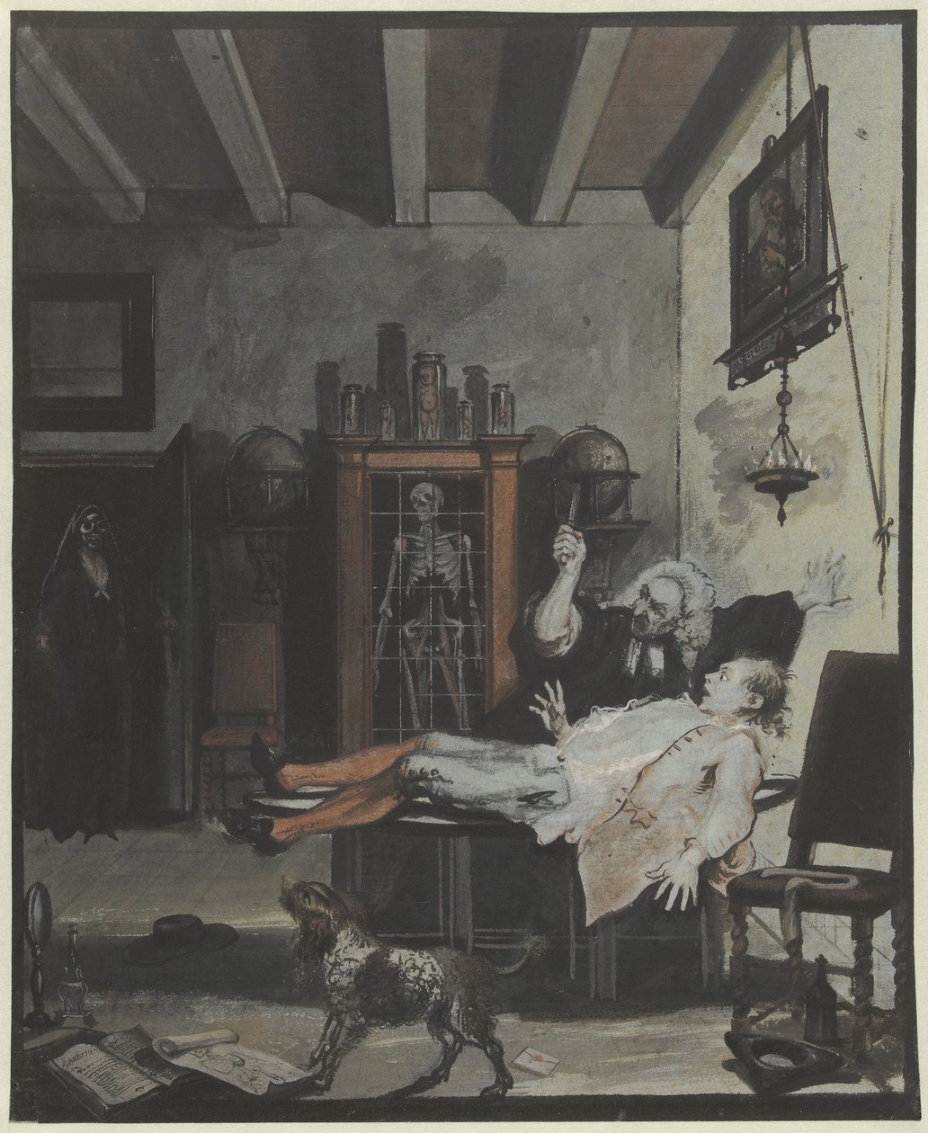 喜剧《Krispijn 医药》场景 作者 Cornelis Troost