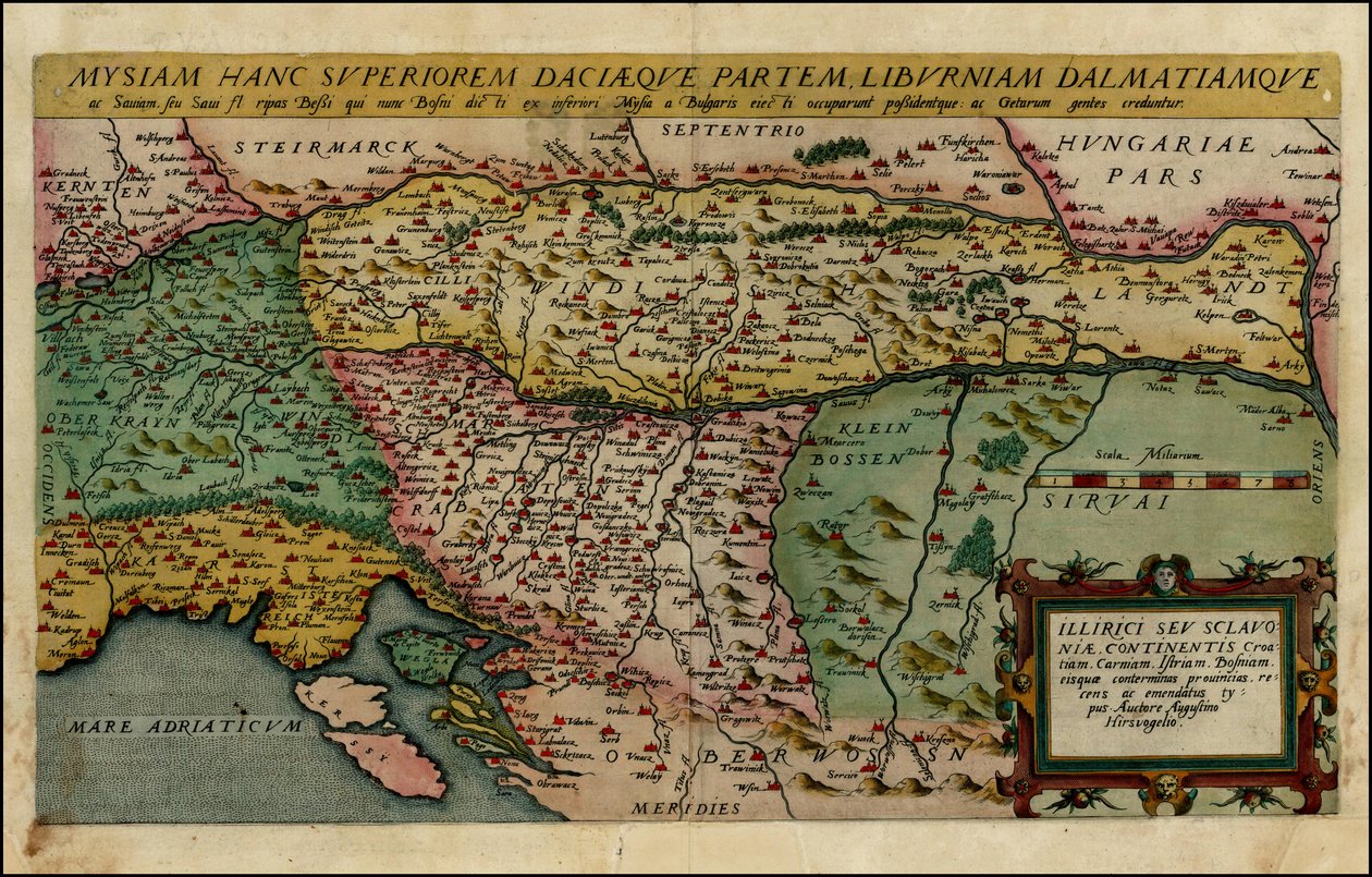 Cornelis de Jode 绘制的 1593 年北巴尔干地图 作者 Cornelis de Jode
