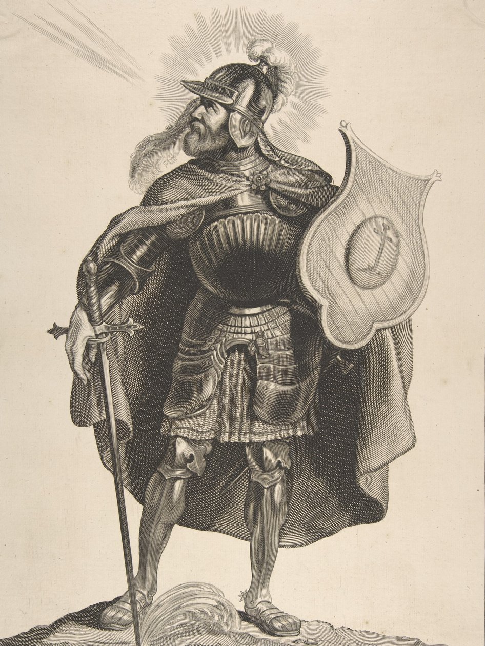 圣-冈格夫斯，1650年。 作者 科内利斯·德·维舍尔