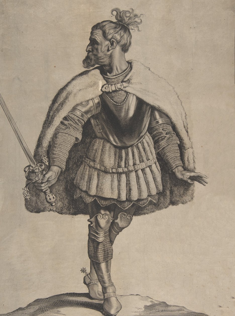 Svevus，来自Peplus, sive Gothorum, Heruolorum...系列，1650。 作者 科内利斯·德·维舍尔