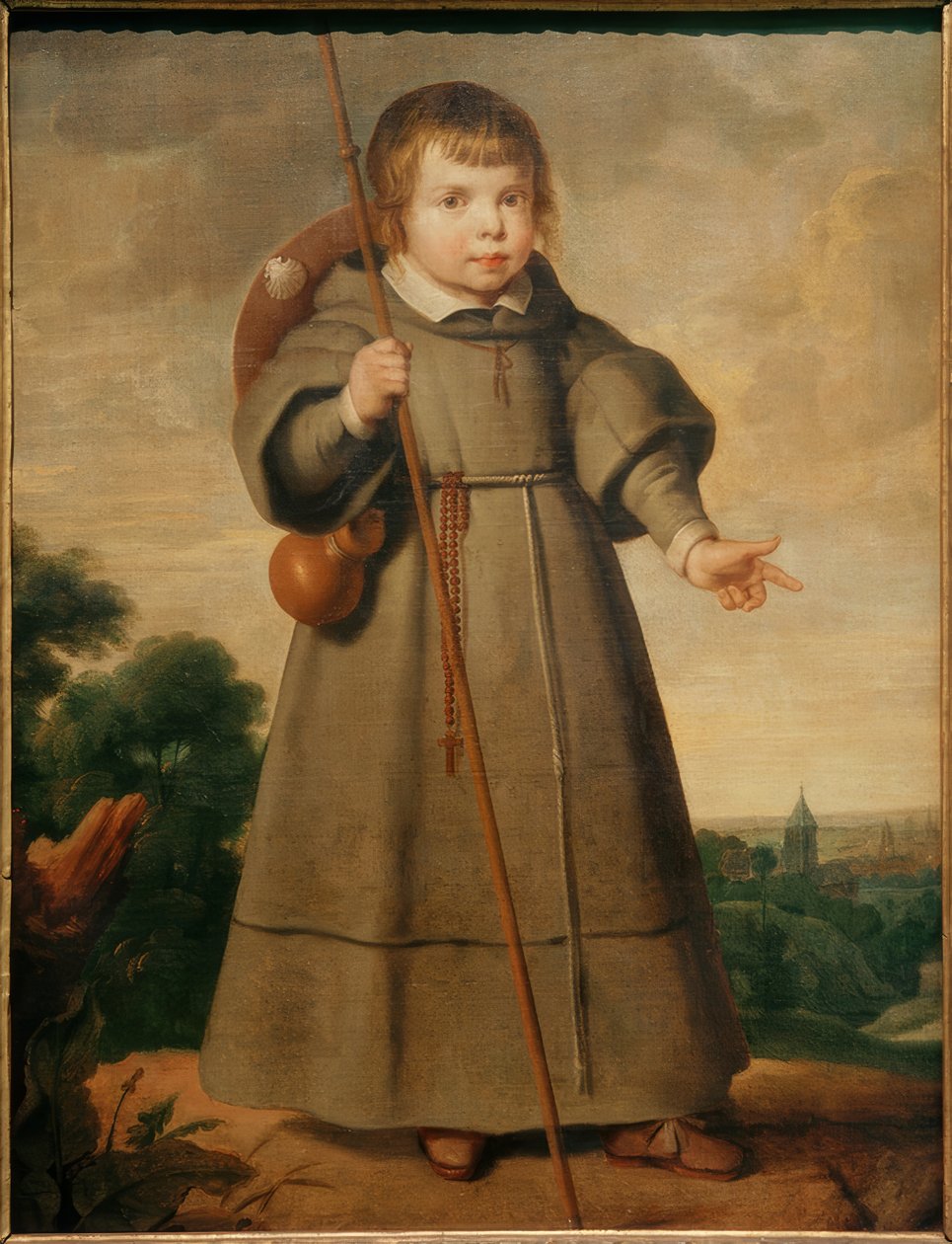 一个儿童朝圣者的画像 作者 Cornelis de Vos
