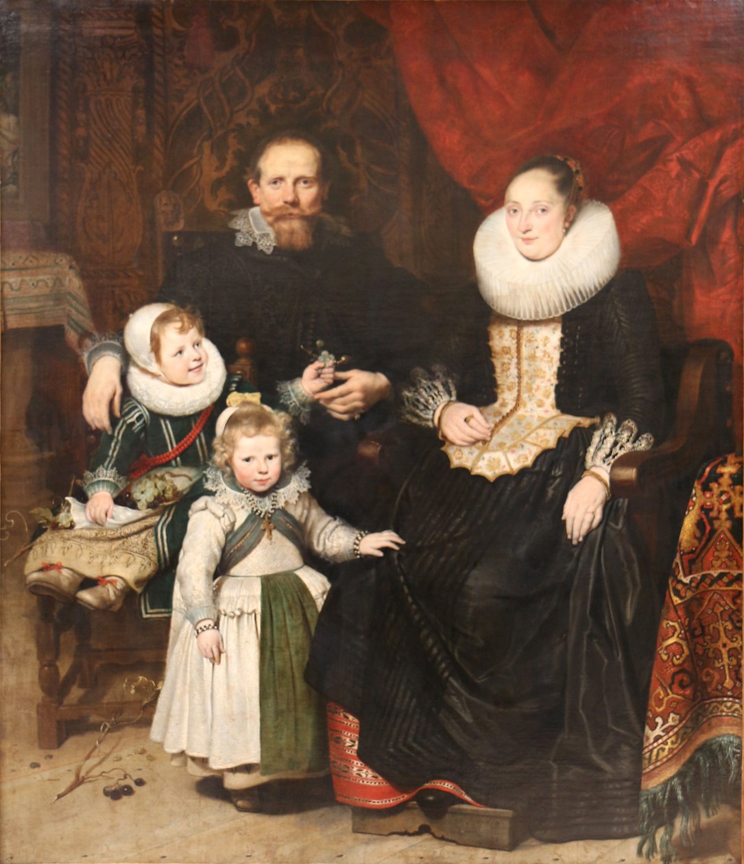 荷兰文：艺术家及其家人的自画像 与家人的自画像 作者 Cornelis de Vos