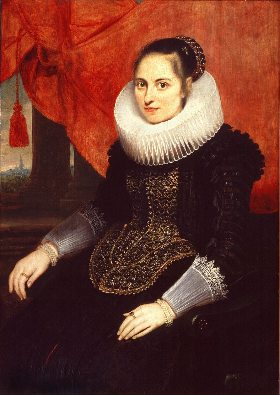 Ghinderdeuren的玛丽亚，1625年。 作者 Cornelis de Vos