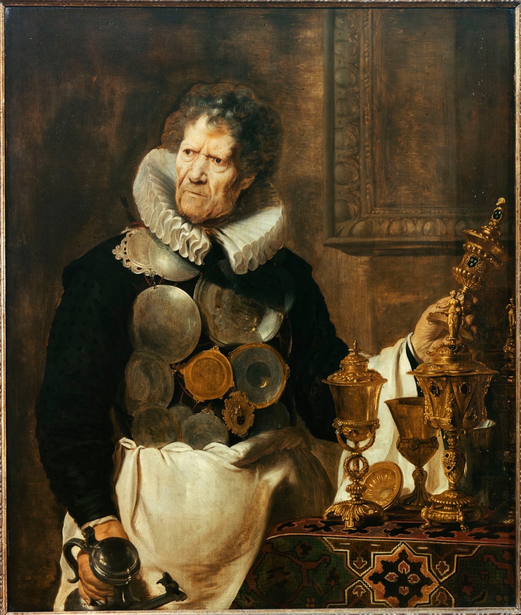 亚伯拉罕-格拉普斯1550-1624年的画像，1620年。 作者 Cornelis de Vos
