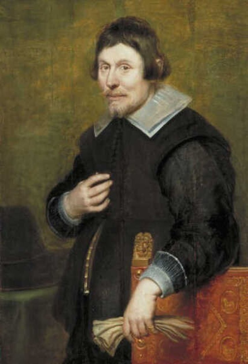一个人的画像 作者 Cornelis de Vos
