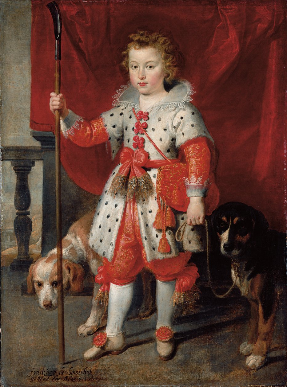 一个男孩的肖像，传统上叫Francois de Boisschot 作者 Cornelis de Vos