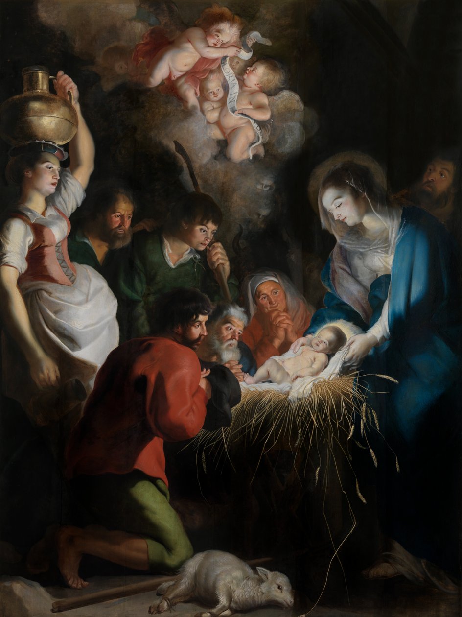 基督诞生》（油画） 作者 Cornelis de Vos