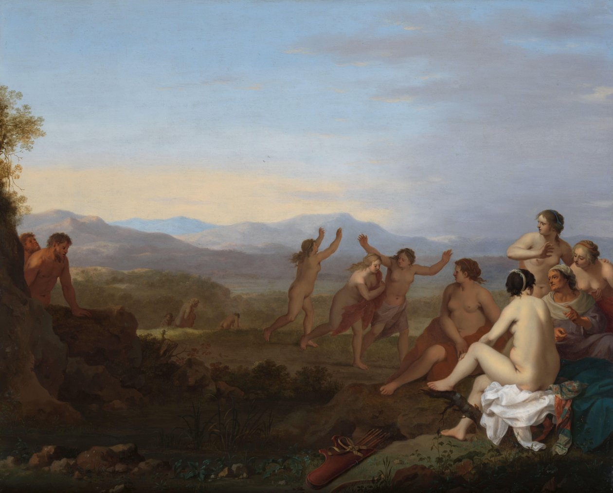 偷窥仙女的萨特尔
偷窥仙女的萨特尔 作者 Cornelis van Poelenburch