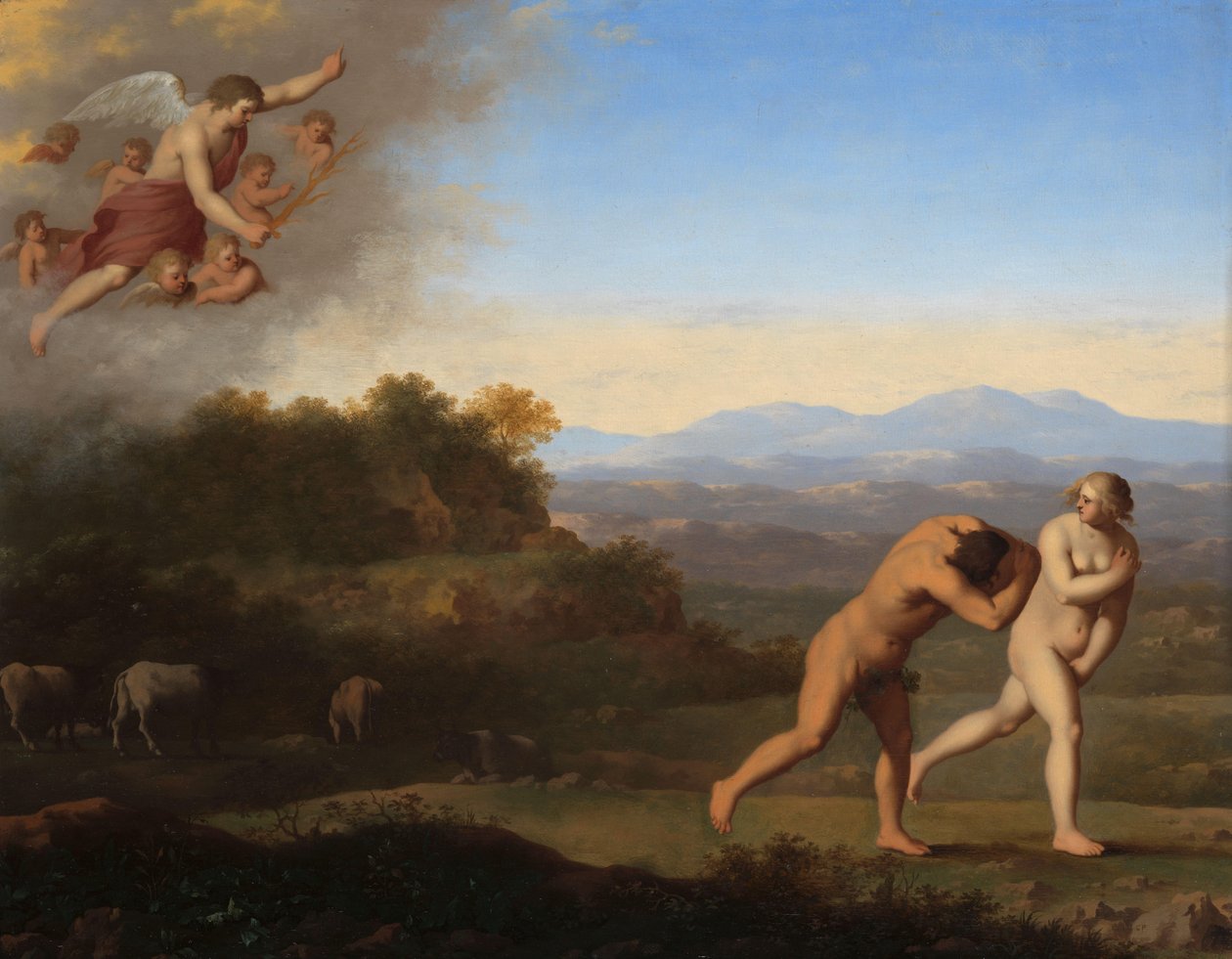 被逐出乐园 被逐出乐园（创世记 3:23-24） 作者 Cornelis van Poelenburch