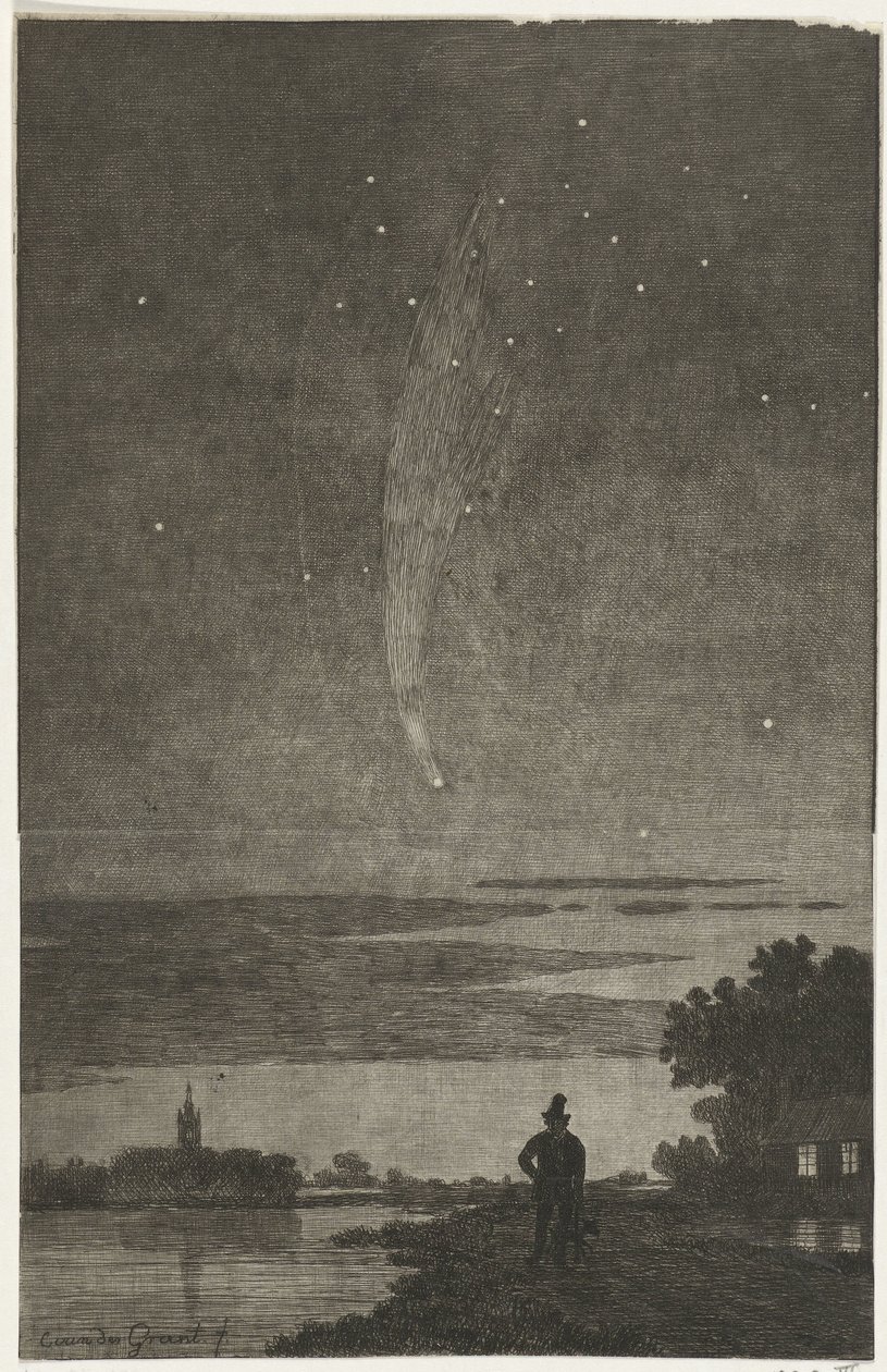 多纳蒂彗星，1858 年 作者 科内利斯·范德格林特
