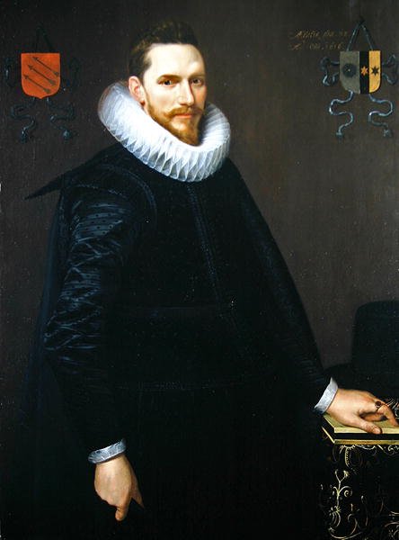 Adriaen de Kies van Wiessen的肖像，1616年（参见307902） 作者 科内利斯·范德沃特