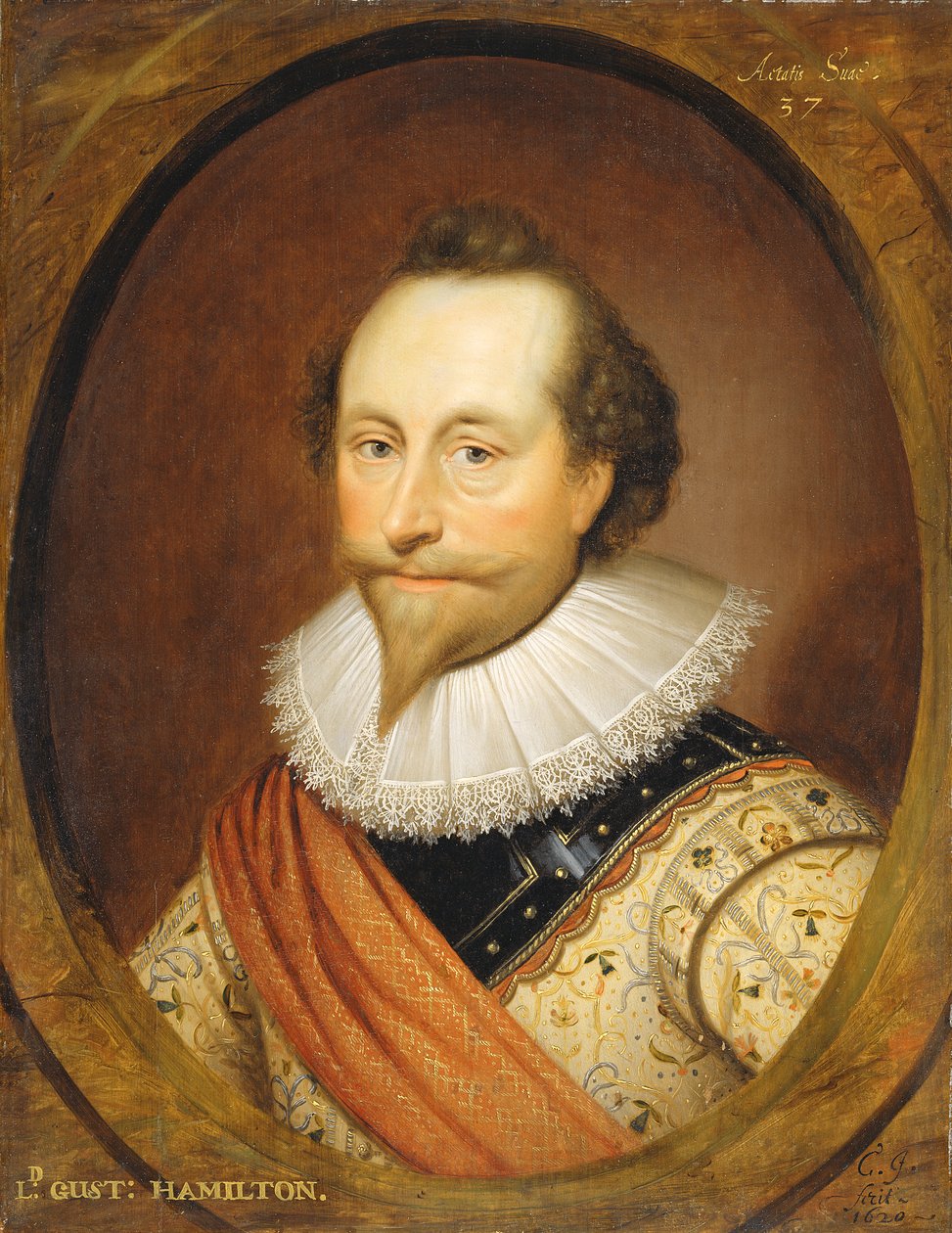 亚历山大爵士，1620年 作者 科尼利厄斯·詹森·范·科伦（Cornelius Janssen van Ceulen）