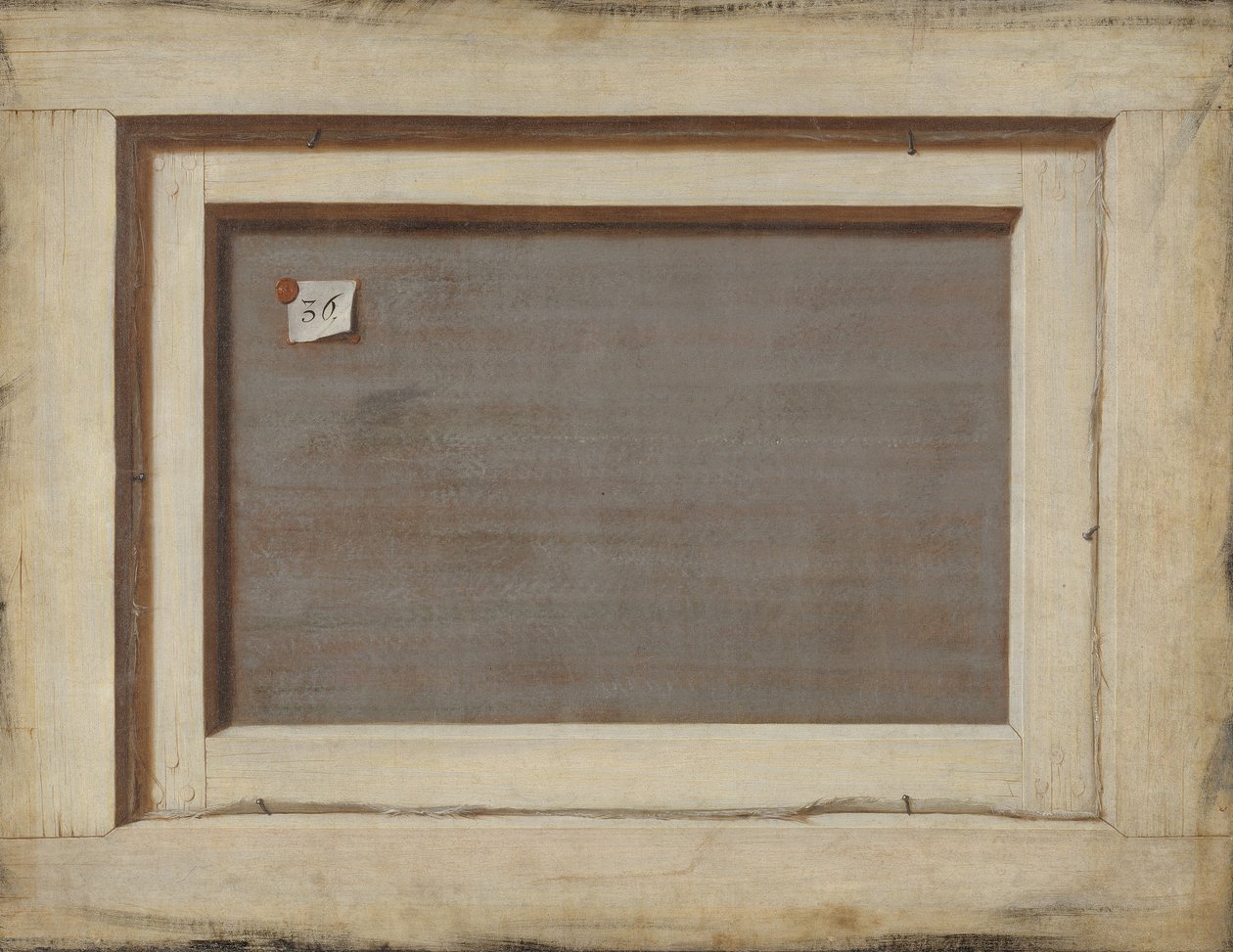 Trompe loeil。裱框画的逆转 作者 Cornelis Norbertus Gijsbrechts