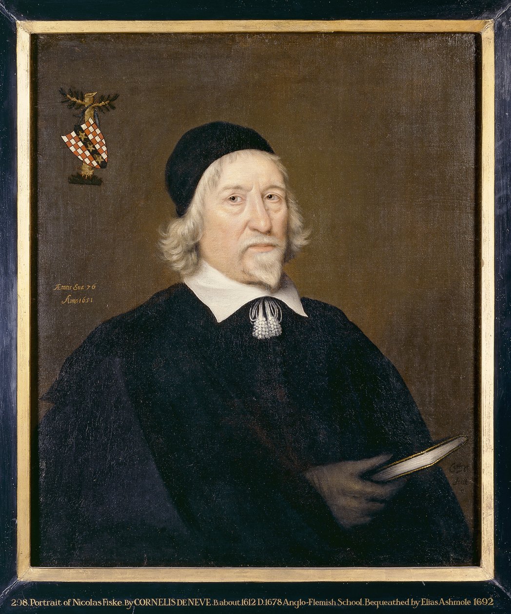 一个人的肖像，名叫Nicholas Fiske，1651 作者 科尼利厄斯·德·尼芙