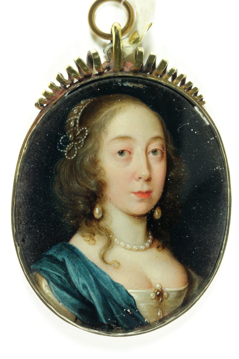 Lady Jane Cheyne (珐琅) 作者 科尼利厄斯·约翰逊
