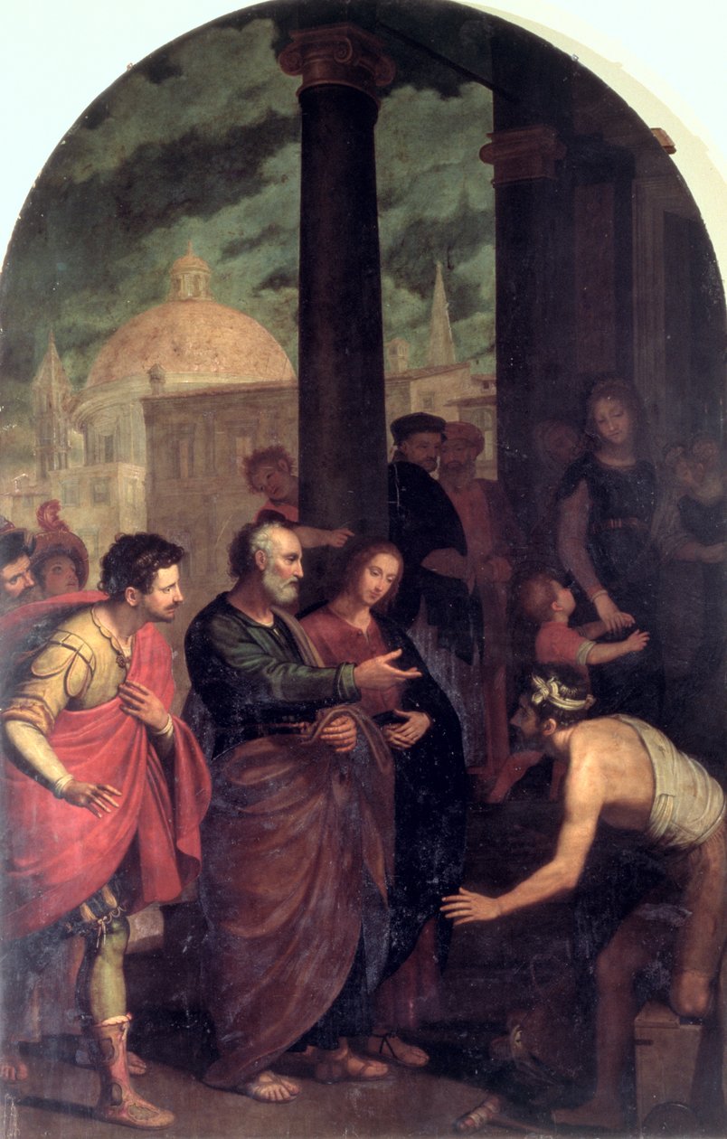 圣彼得和圣约翰治愈跛子 作者 Cosimo Gamberucci或Gambaruccio