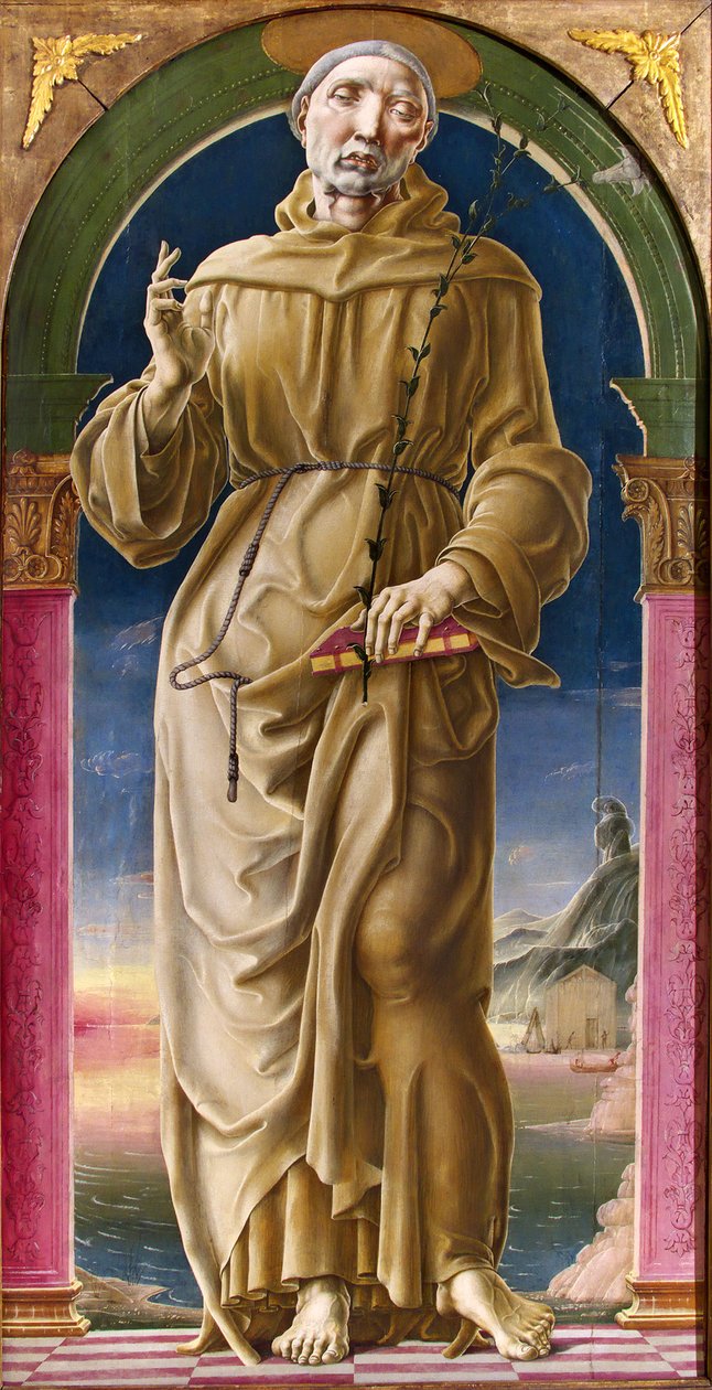 帕多瓦的圣安东尼 作者 Cosimo Tura