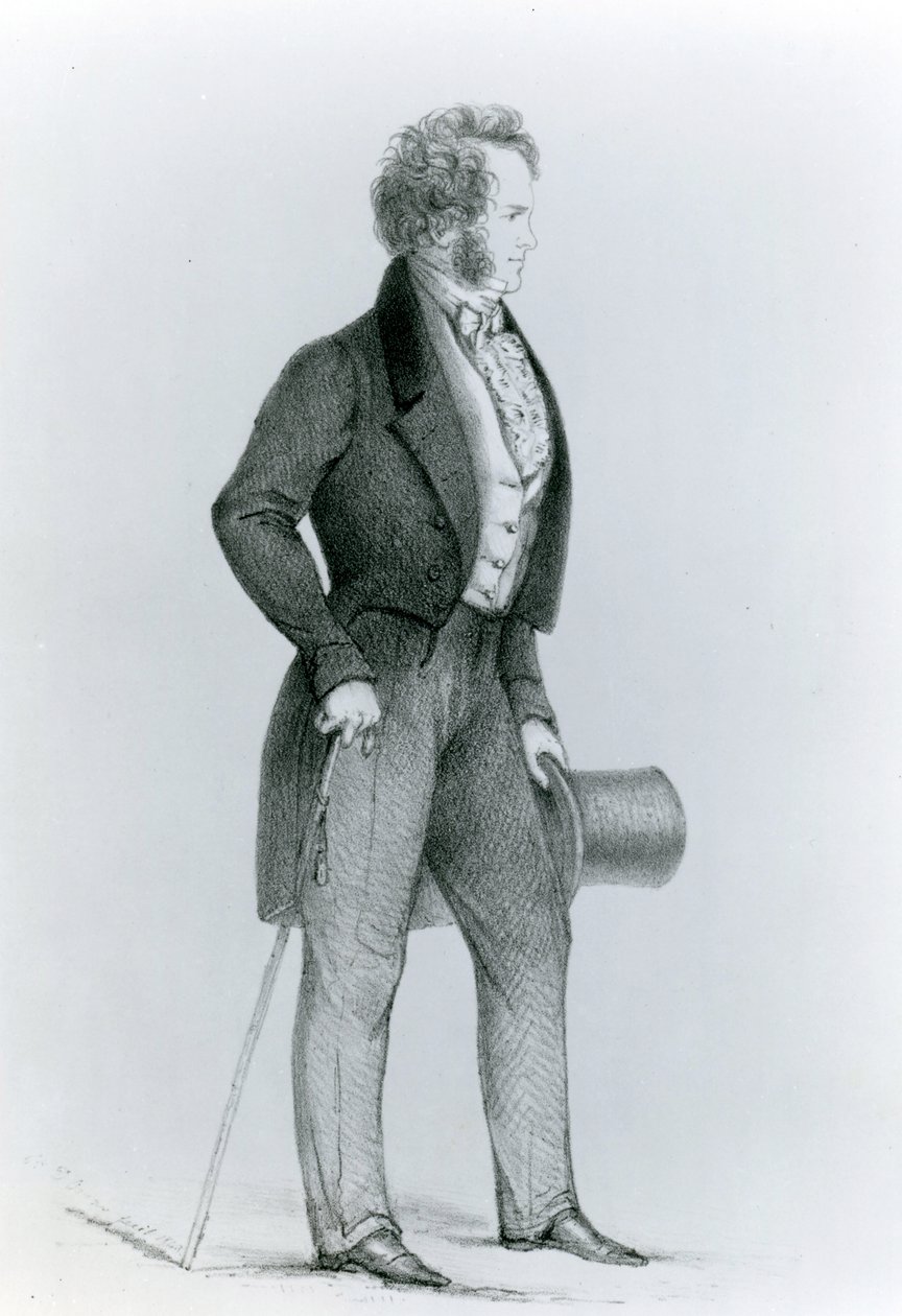 埃德温亨利兰塞尔爵士（1802-73），由托马斯麦克莱恩出版，1843年 作者 阿尔弗雷德·奥赛伯爵