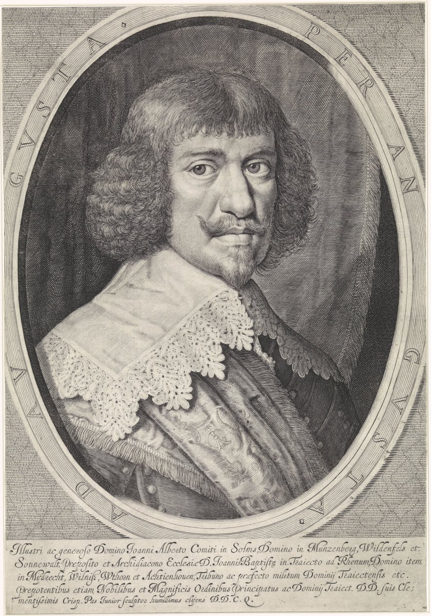Johan Albert van Solms 1599-1648 作者 Crispijn van de Passe