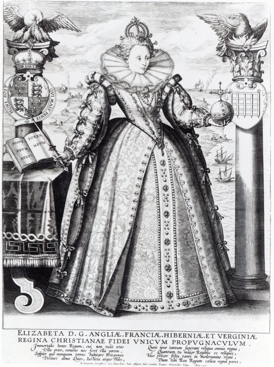 伊丽莎白女王一世（1533-1603）1596 作者 克里斯平轭