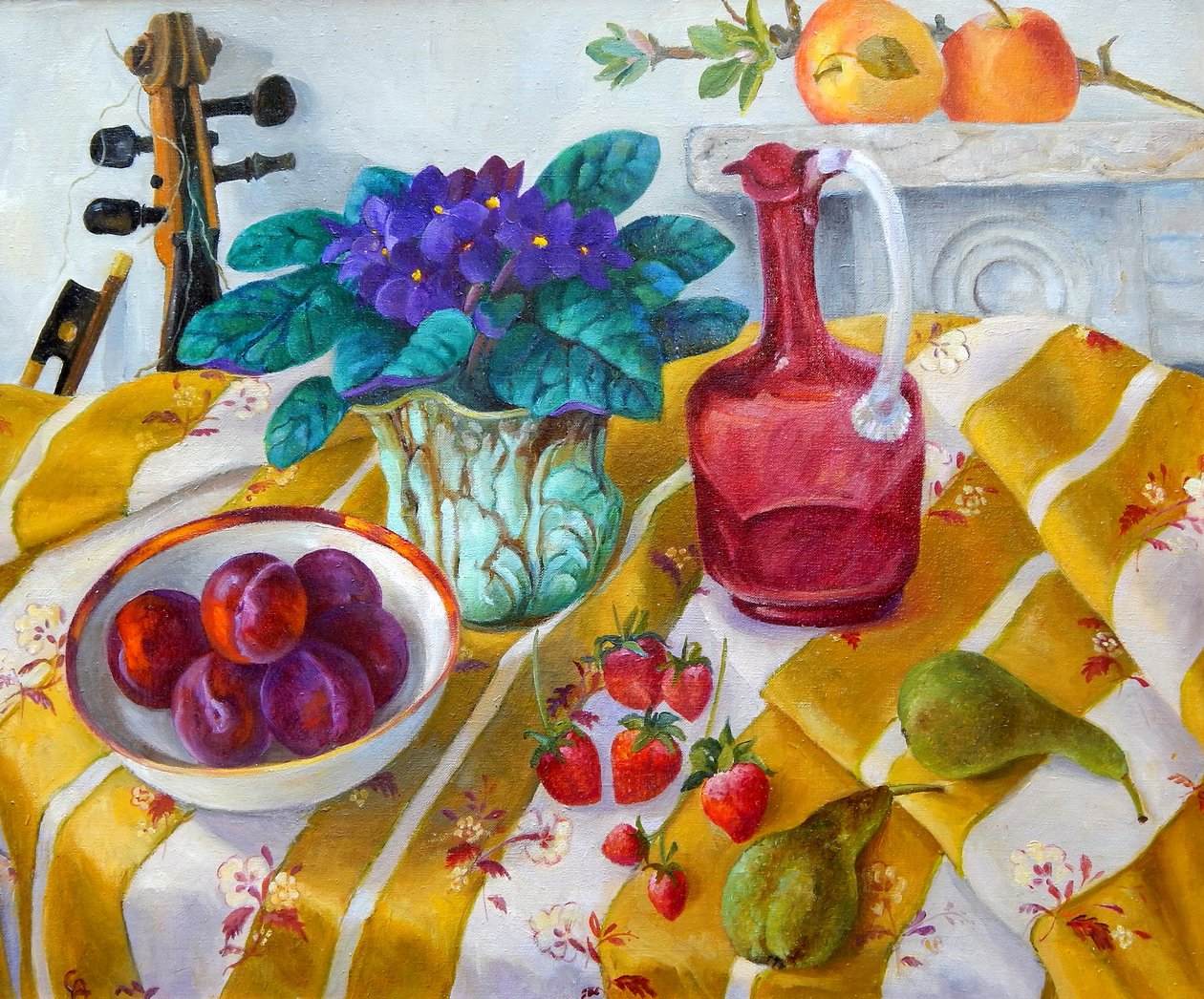 非洲紫罗兰，2012，（50x60） 作者 克里斯蒂安娜·安吉里尼（Cristiana Angelini）