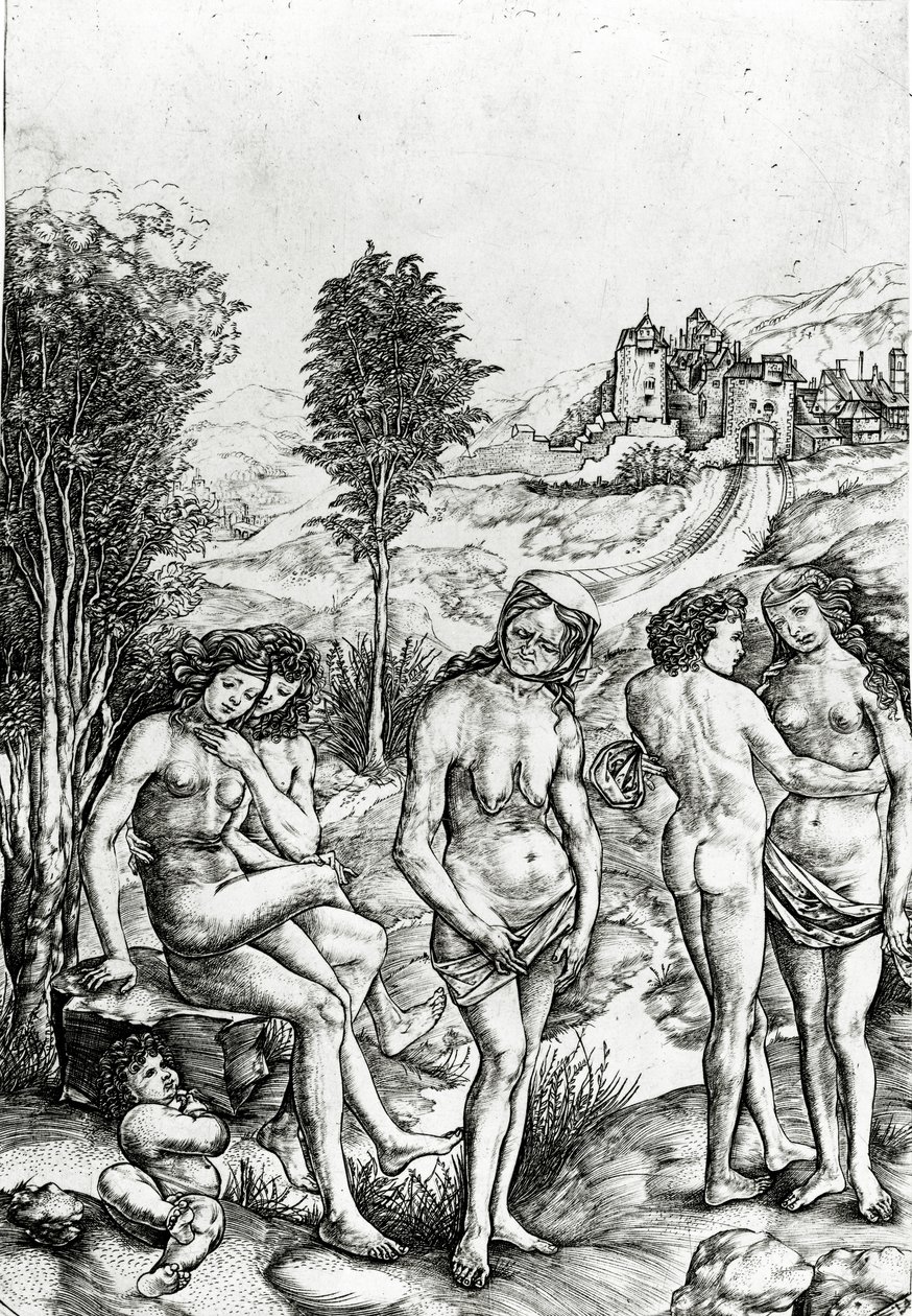 嫉妒的寓言，1515年 作者 克里斯托法诺·罗贝塔（Cristofano Robetta）