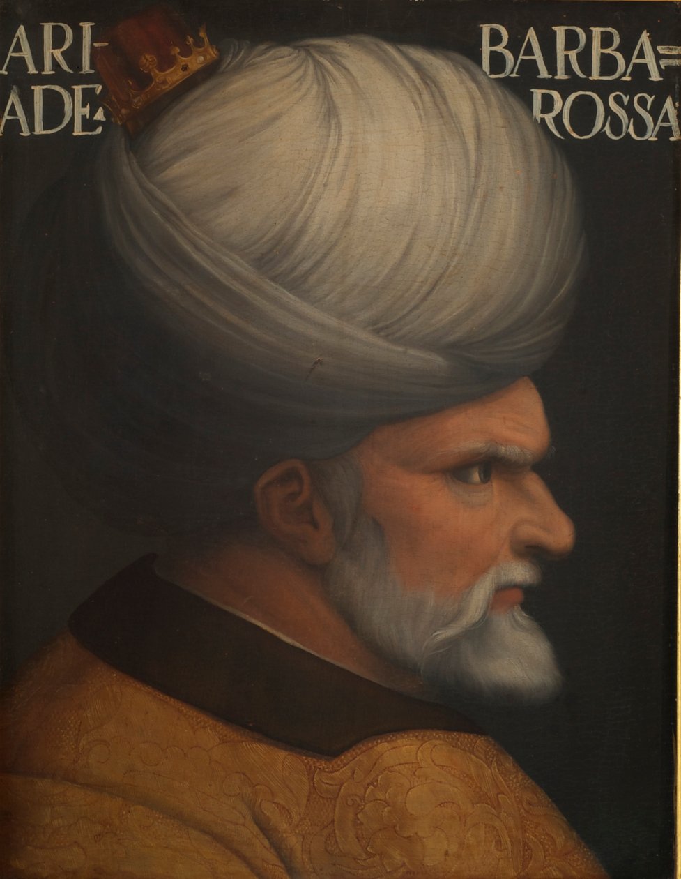 Khair ad-Din Barbarossa的肖像 作者 克里斯托法诺·德尔·阿尔蒂西莫
