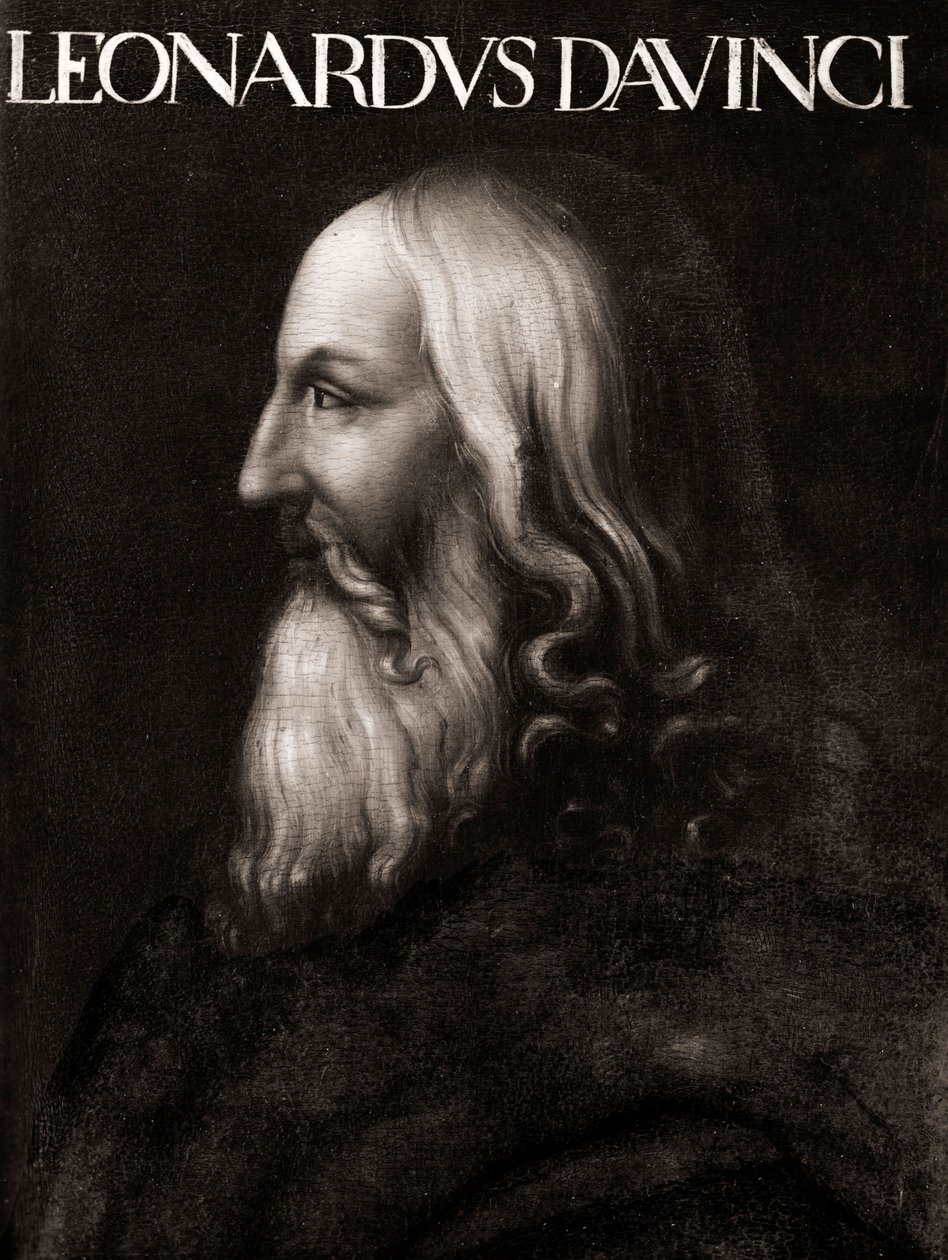 莱昂纳多-达-芬奇（Leonardo da Vinci，1452-1519 年）肖像 - 匿名绘画 - 佛罗伦萨乌菲兹博物馆 作者 克里斯托法诺·德尔·阿尔蒂西莫