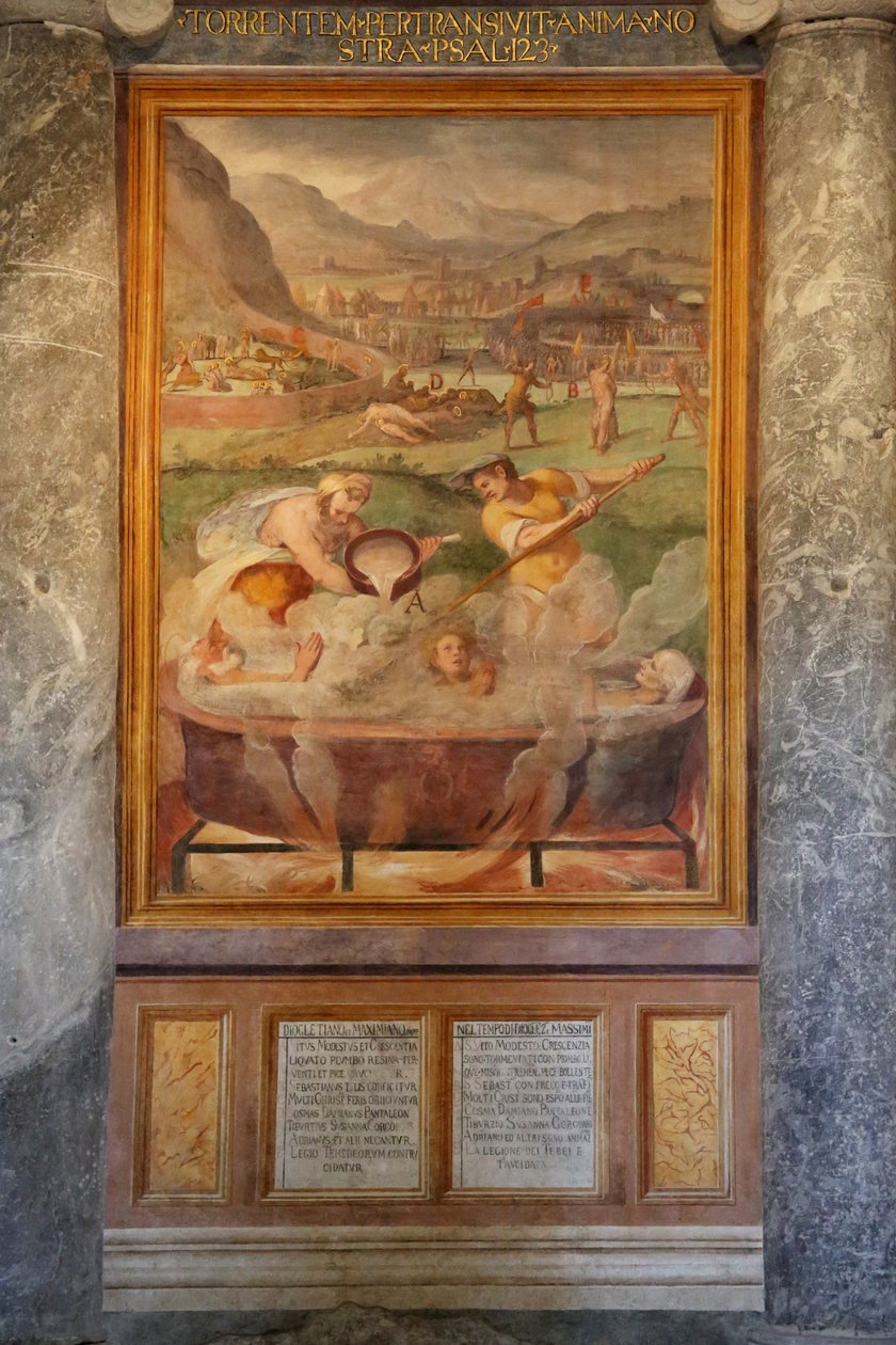 Ss Vitus，Modestus和他的妻子Crescentia的殉难 作者 Cristoforo和Tempesta，Antonio Roncalli