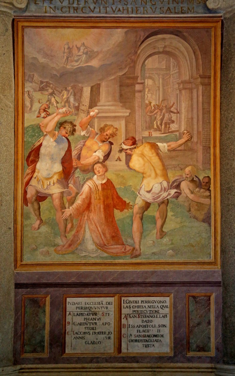 圣斯蒂芬的殉难 作者 Cristoforo和Tempesta，Antonio Roncalli