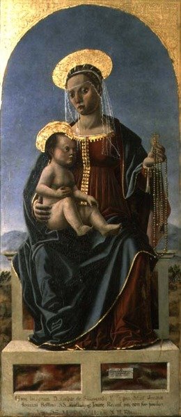 麦当娜和孩子 作者 Cristoforo da Lendinara Canozzi 或 Canozi
