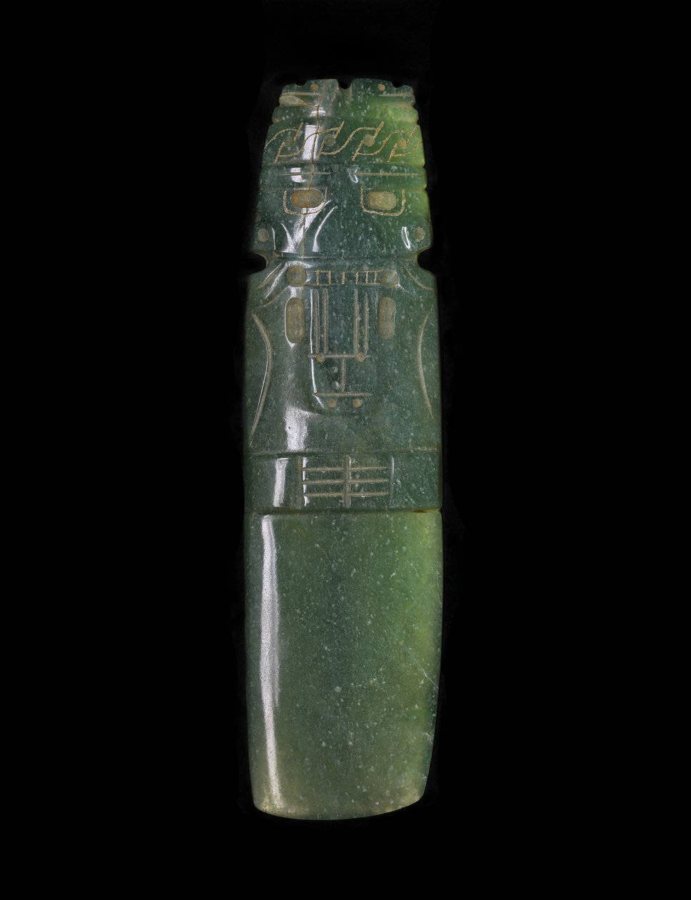 斧神凯尔特人，公元500-1000年（玉） 作者 文化瓜纳卡斯特尼科亚