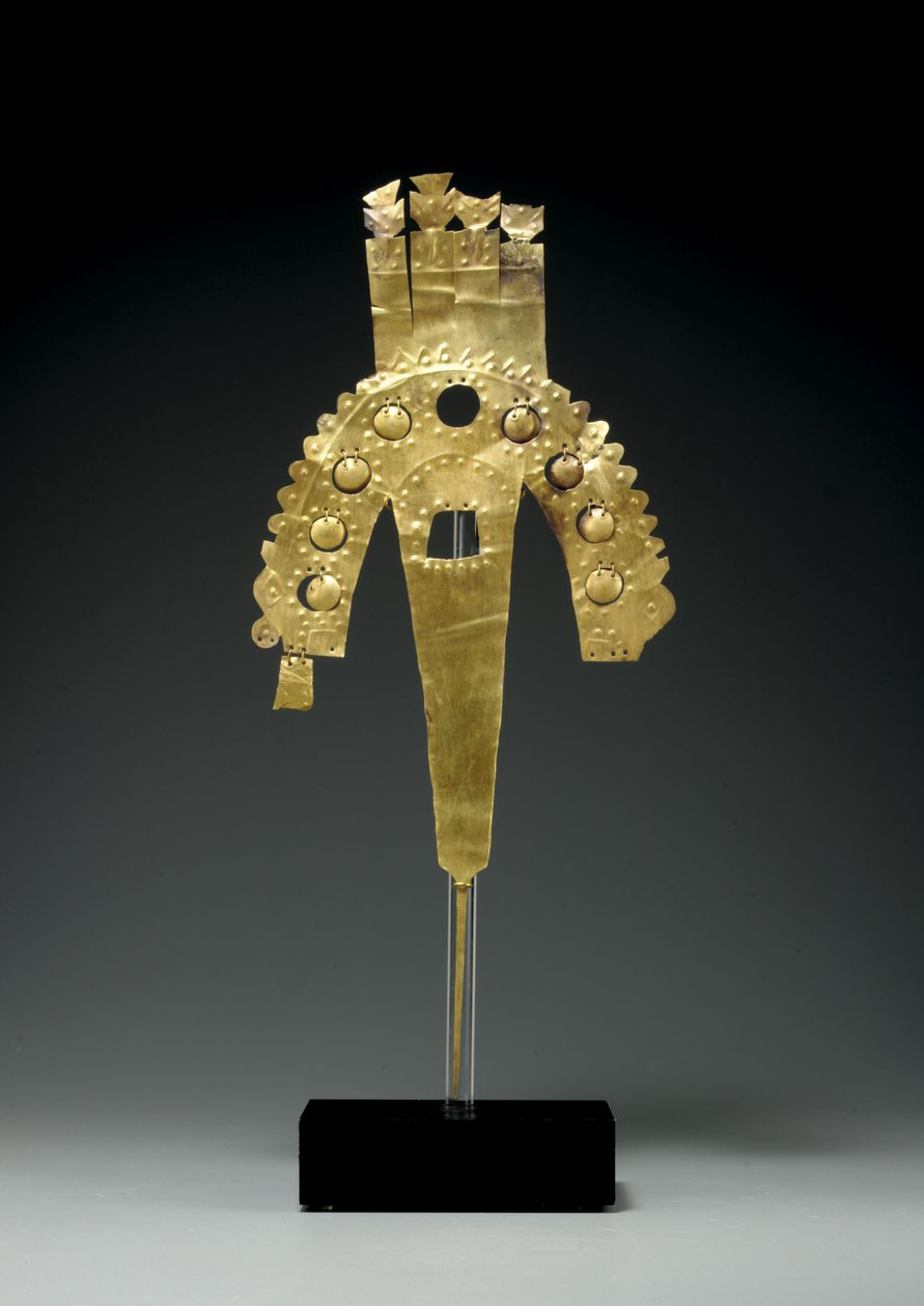 南海岸安华里金羽饰品，约700-1000年（金） 作者 文化华日