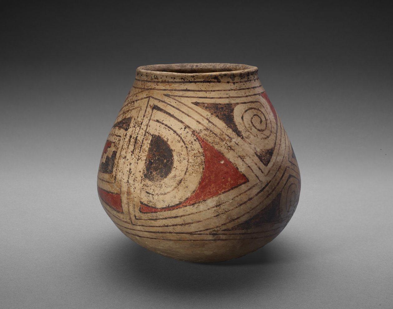 卡萨斯·格兰德（Casas Grandes），几何设计的Jar（Olla） 作者 文化大亨