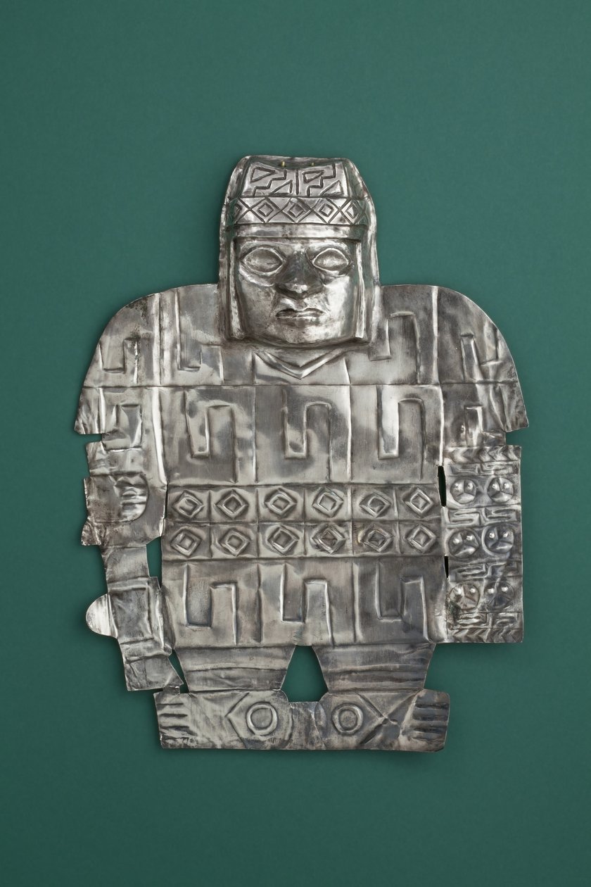 战士，公元650-900年（锤打，切割和追逐白银） 作者 文化沃里