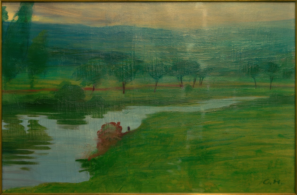 在普雷茨费尔德附近的草地山谷中 作者 库特·赫尔曼